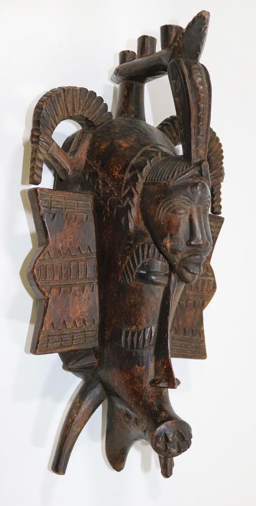Große Abbildung Nr.2: 136-2347 Kpelie Maske der Senufo: (Afrika, Masken)