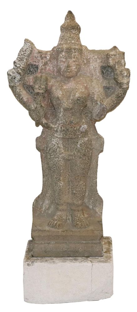 Große Abbildung Nr.1: 136-2368 Durga große Steinskulptur,: (Asiatika)