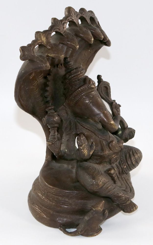 Große Abbildung Nr.2: 136-2370 Ganesha Bronze.: (Asiatika)