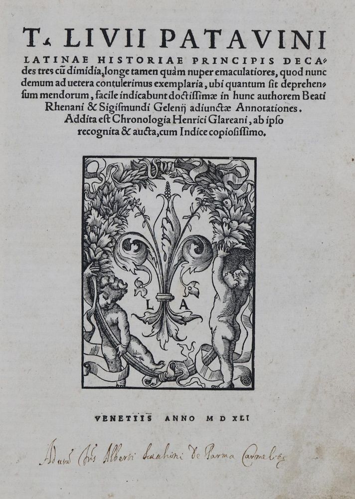 Große Abbildung Nr.1: 136-238 Livius,T.: (Alte Drucke, Handschriften und Theologie)
