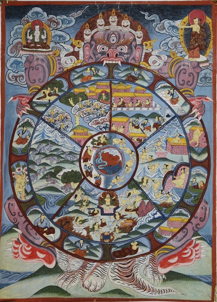Große Abbildung Nr.3: 136-2387 Thankga.: (Asiatika, Nepal)