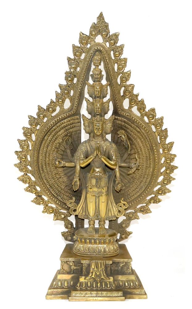 Große Abbildung Nr.1: 136-2390 Sahasrabhuja Avalokitesvara.: (Asiatika)