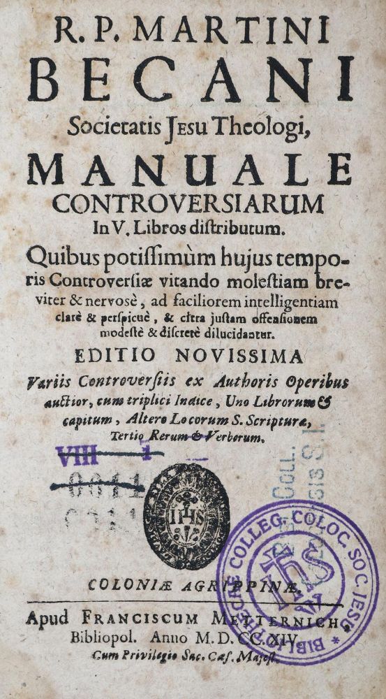Große Abbildung Nr.1: 136-242 Lohner,T.: (Alte Drucke, Handschriften und Theologie)