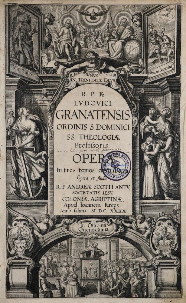 Große Abbildung Nr.1: 136-244 Luis de Granada.: (Alte Drucke, Handschriften und Theologie)