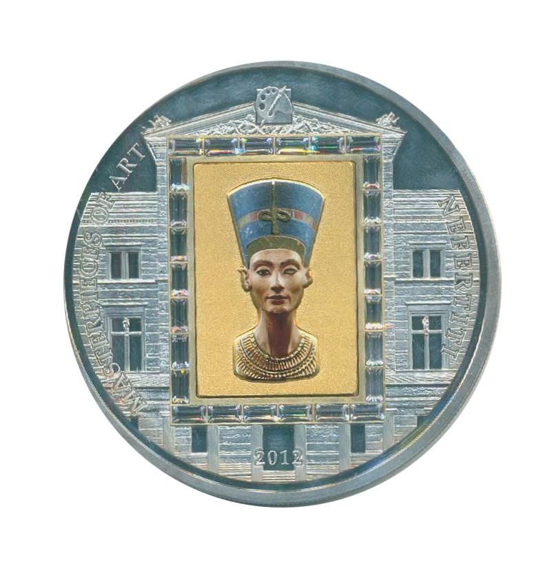 Große Abbildung Nr.1: 136-2443 Nefertiti: (Münzen, Gold, Silber)
