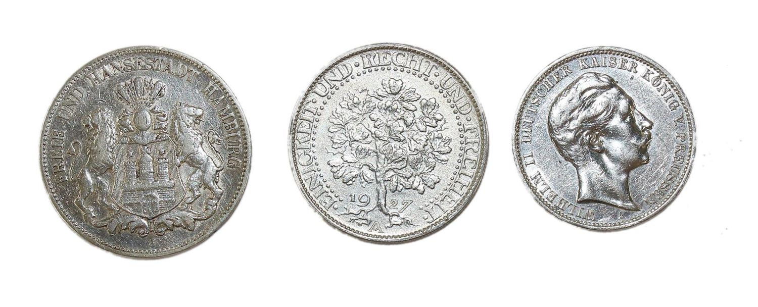 Große Abbildung Nr.1: 136-2448 Deutschland.: (Münzen, Silber)