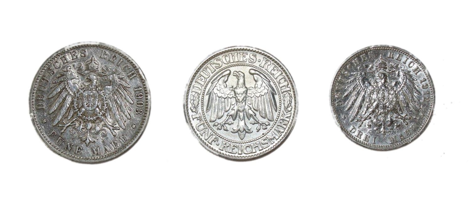 Große Abbildung Nr.2: 136-2448 Deutschland.: (Münzen, Silber)