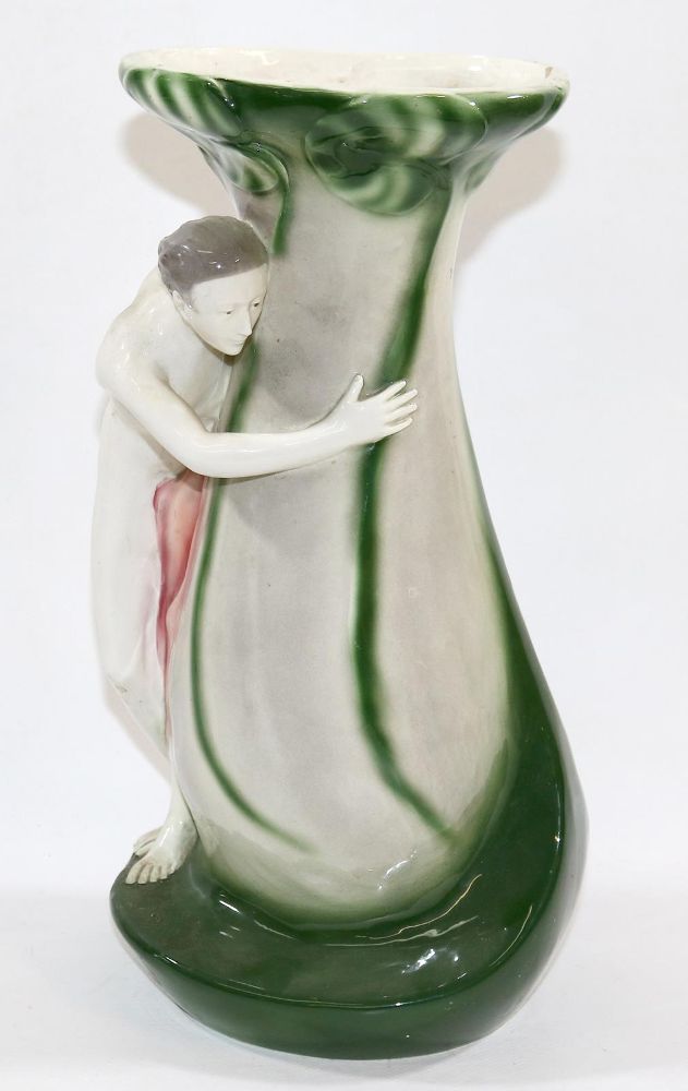 Große Abbildung Nr.1: 136-2478 Jugendstilvase: (Porzellan u. Keramik)