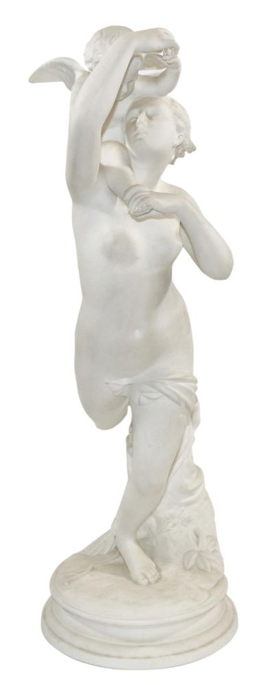 Große Abbildung Nr.1: 136-2499 Gustafsberg Biskuit Gruppe: (Porzellan u. Keramik, Skulpturen - Plastiken)