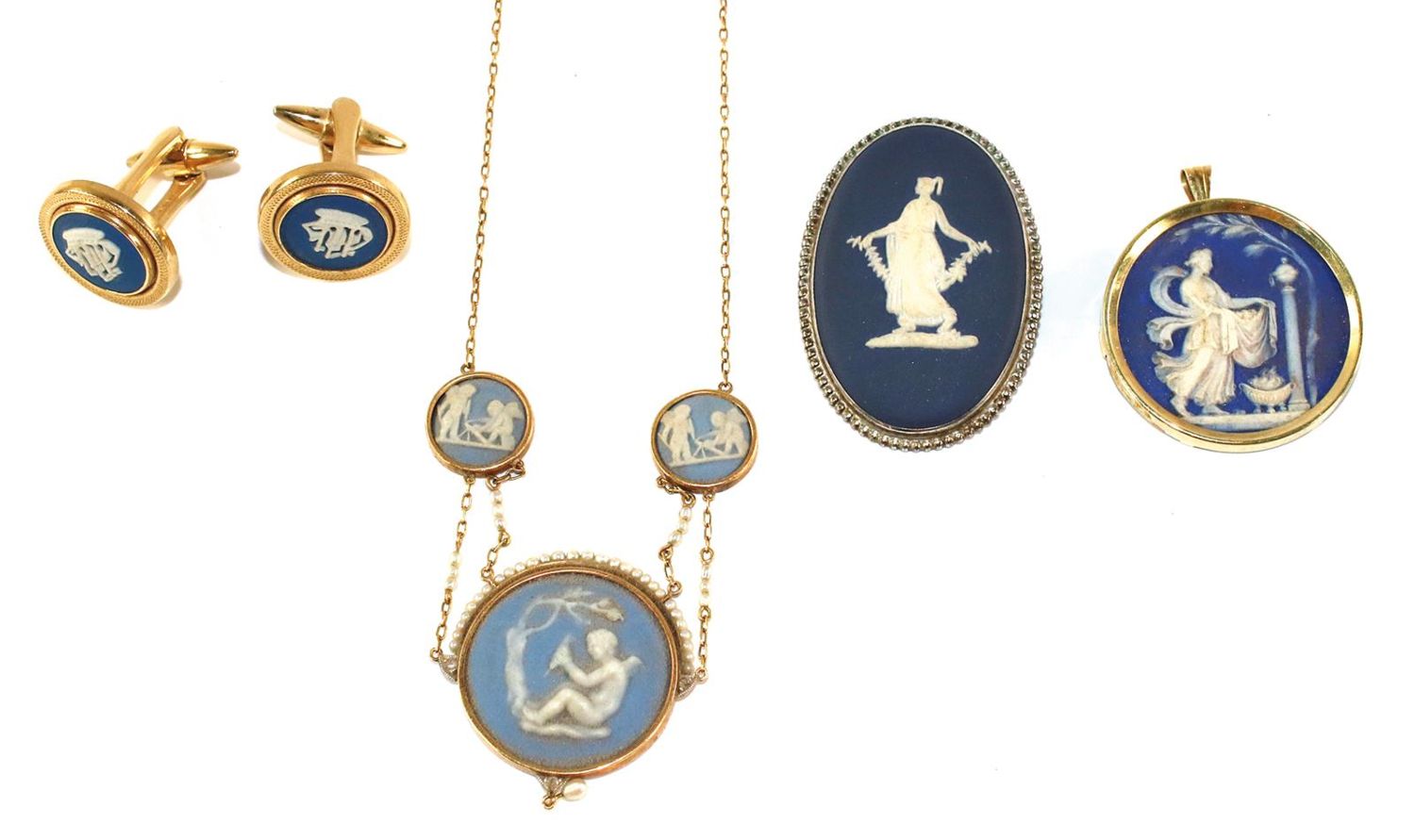 Große Abbildung Nr.1: 136-2509 Wedgwood.: (Schmuck, Anhänger, Broschen)