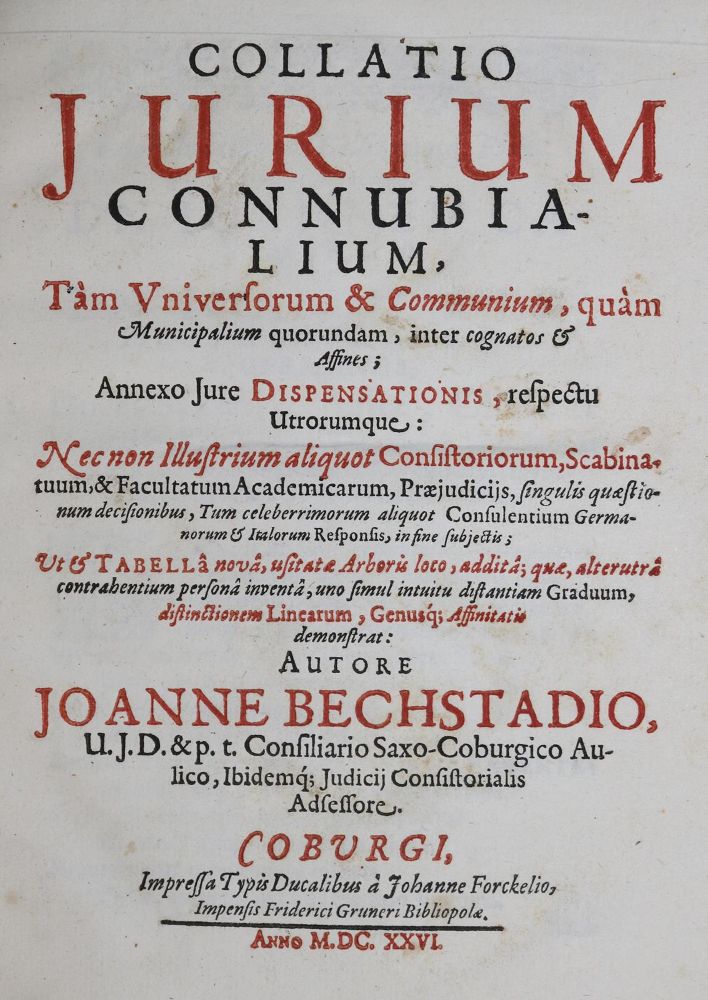 Große Abbildung Nr.1: 136-26 Bechstedt,J.: (Alte Drucke, Handschriften und Theologie)