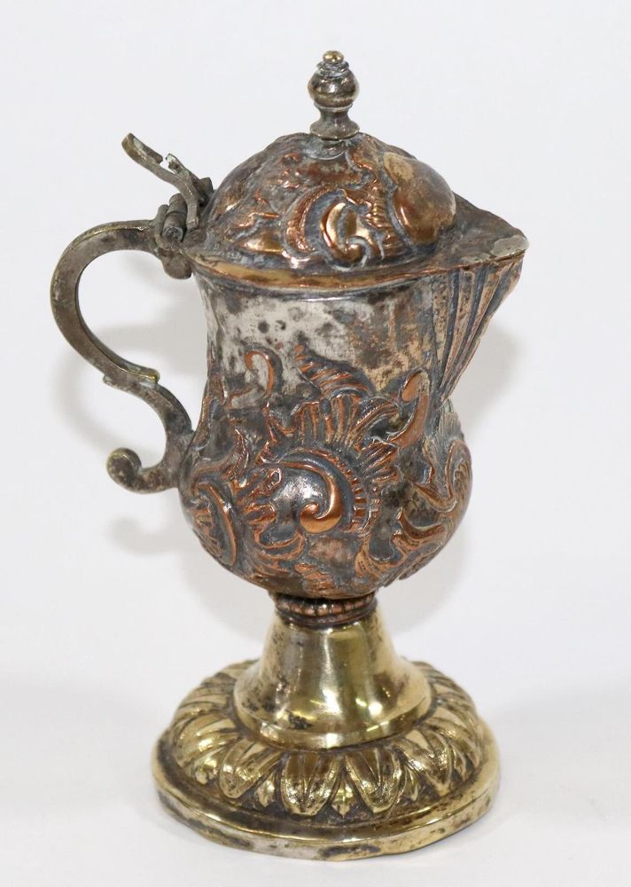 Große Abbildung Nr.1: 136-2636 Abendmahlskännchen barock.: (Volkskunst, Religiöse Volkskunst)