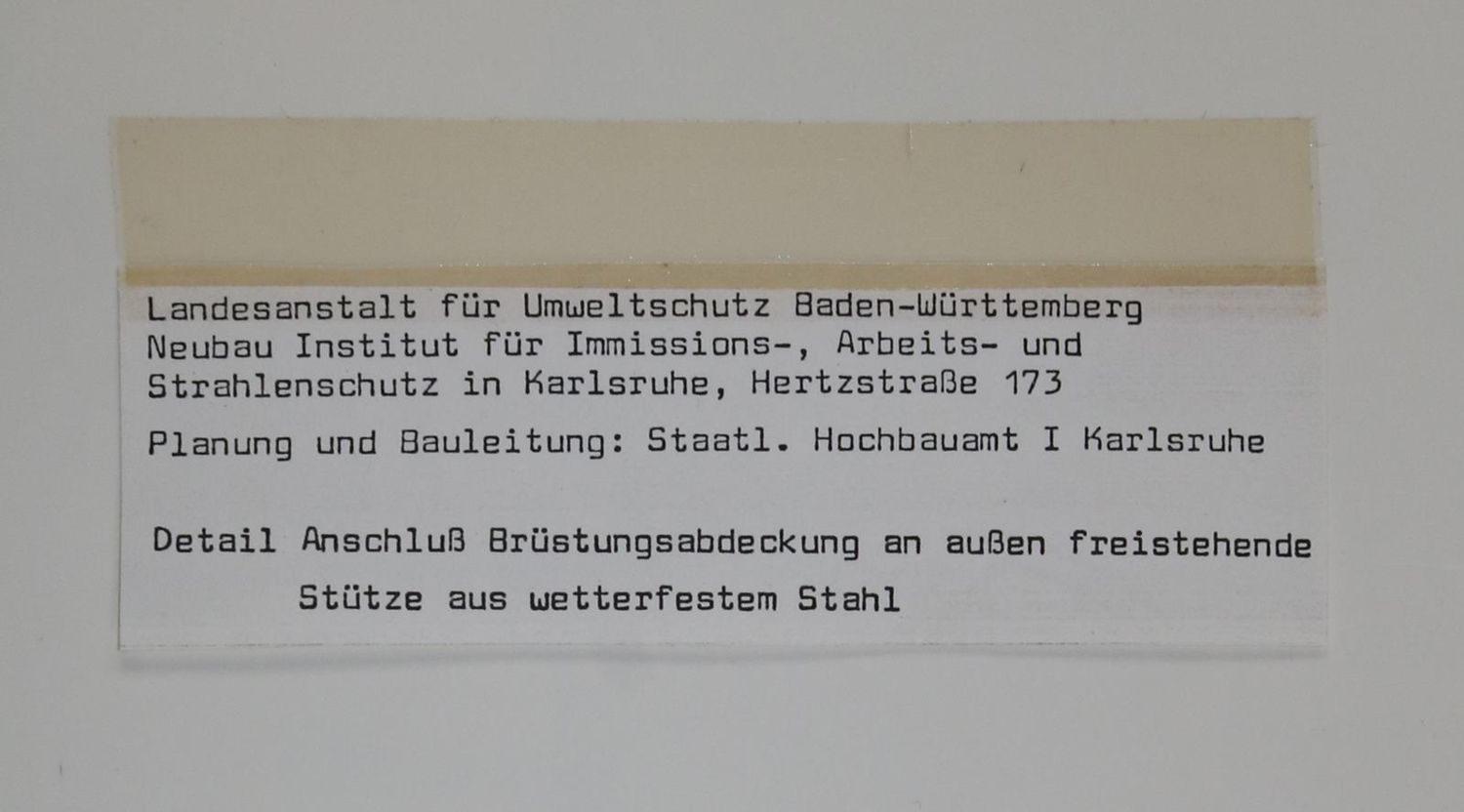 Große Abbildung Nr.10: 136-2676 Karlsruhe.: (Photographie)
