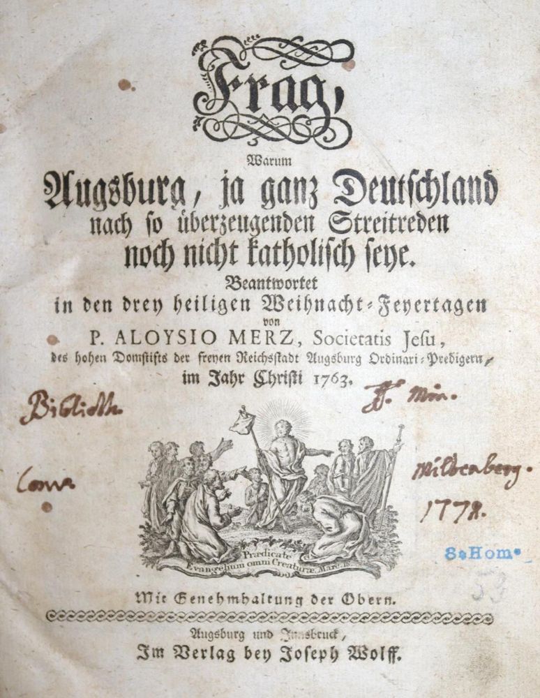 Große Abbildung Nr.1: 136-271 Merz,A.: (Alte Drucke, Handschriften und Theologie)