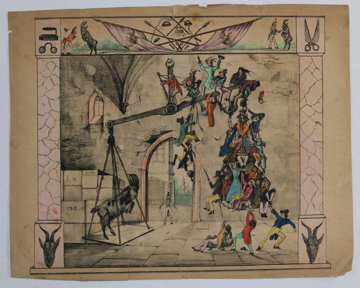 Große Abbildung Nr.6: 136-2769 Konvolut: (Varia, Karikatur)