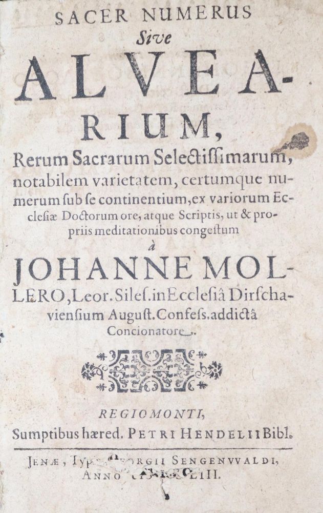 Große Abbildung Nr.1: 136-277 Moeller,J.: (Alte Drucke, Handschriften und Theologie)