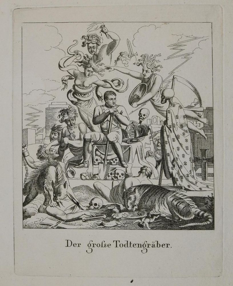 Große Abbildung Nr.3: 136-2770 Konvolut: (Varia, Karikatur, Napoleon)