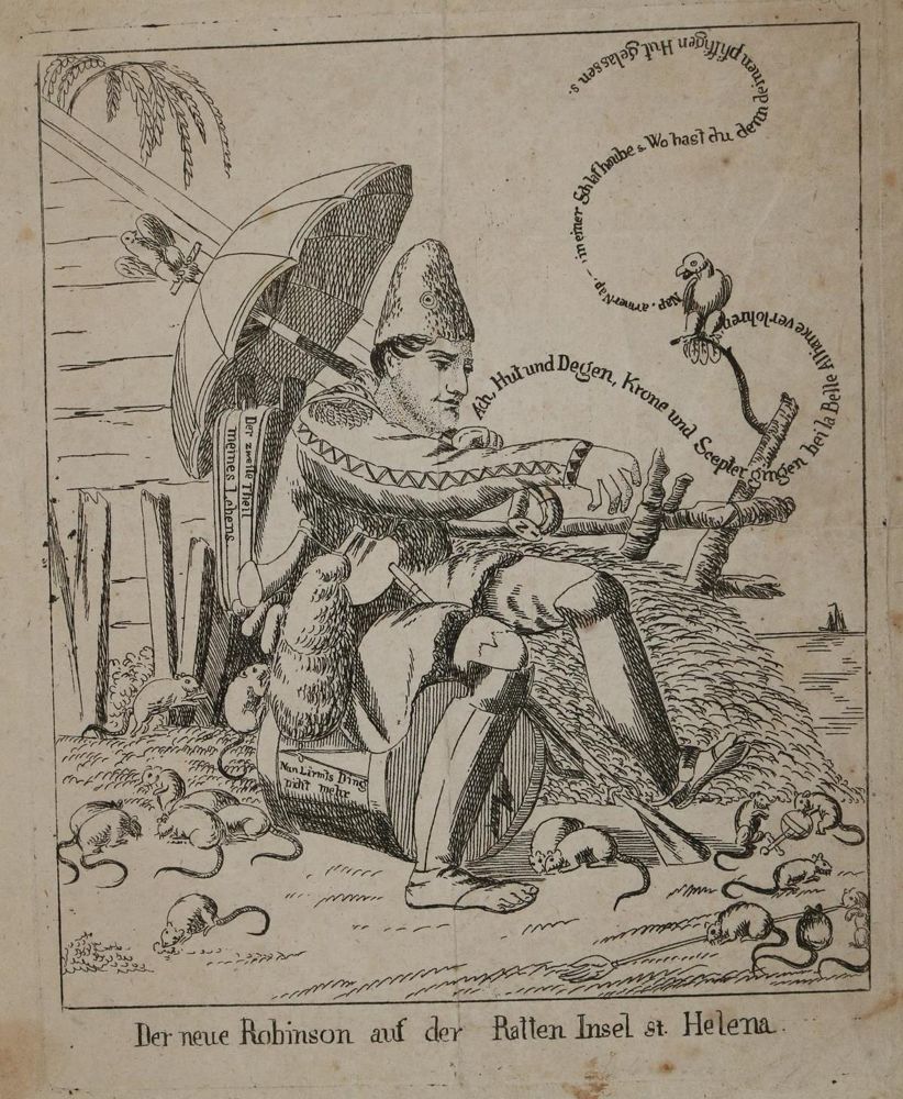 Große Abbildung Nr.8: 136-2770 Konvolut: (Varia, Karikatur, Napoleon)
