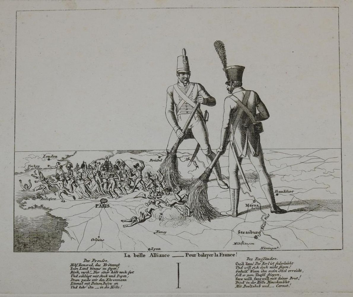 Große Abbildung Nr.9: 136-2770 Konvolut: (Varia, Karikatur, Napoleon)
