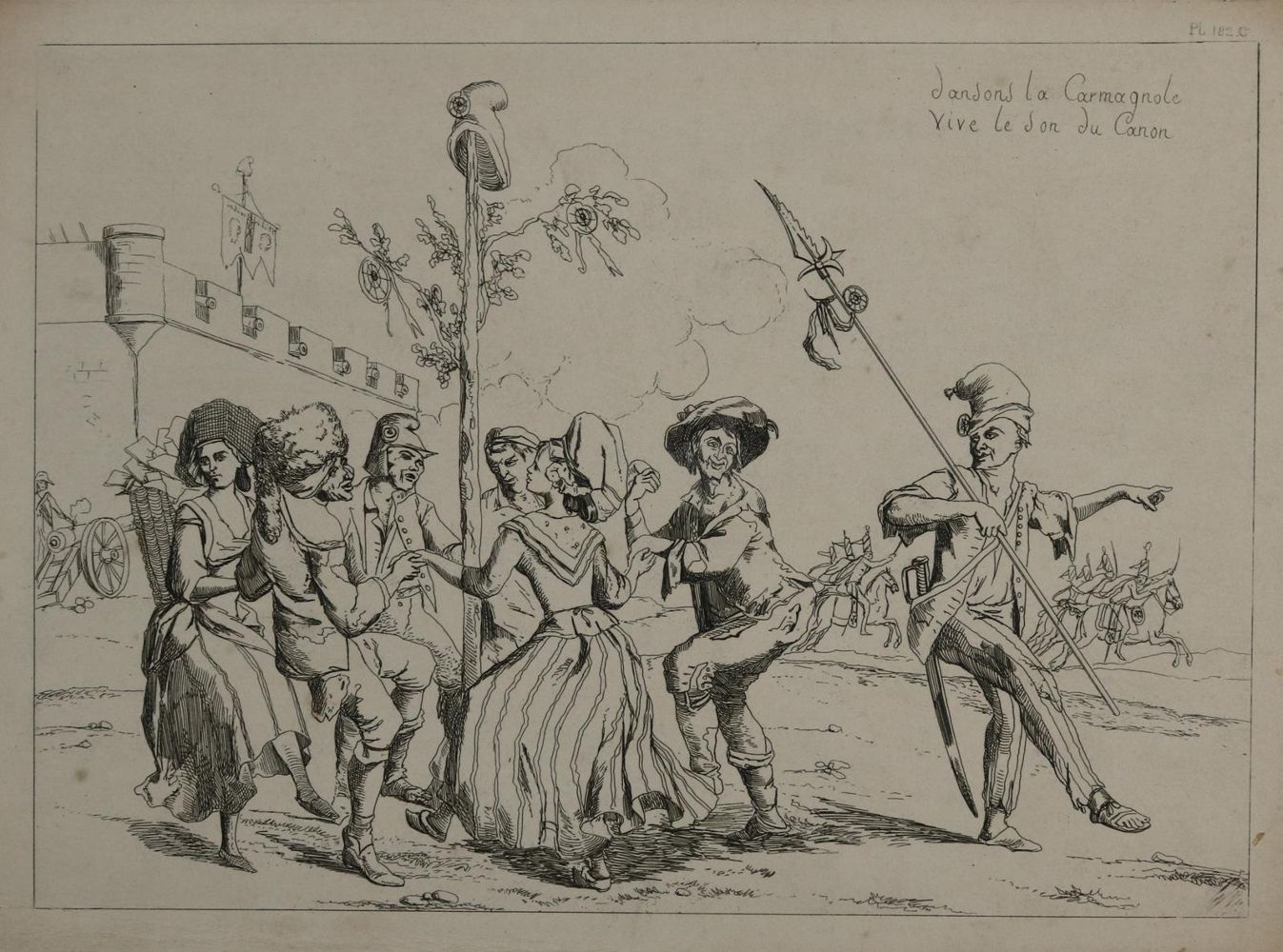 Große Abbildung Nr.8: 136-2771 Konvolut: (Varia, Karikatur, Napoleon)