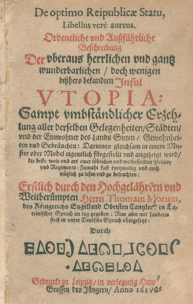 Große Abbildung Nr.1: 136-278 Morus,T.: (Alte Drucke, Handschriften und Theologie)