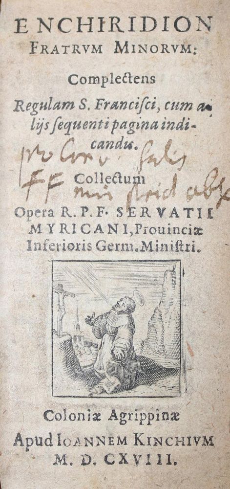 Große Abbildung Nr.1: 136-280 Myricanus,S.: (Alte Drucke, Handschriften und Theologie)