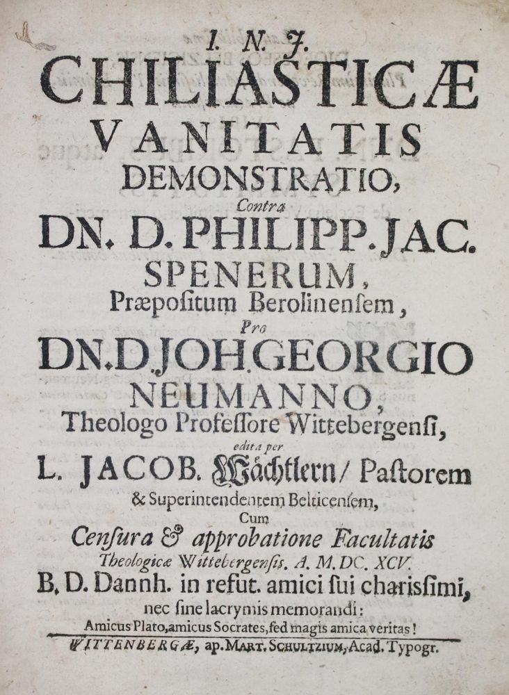 Große Abbildung Nr.1: 136-282 Nathanaele Philadelpho (d.i. C.F.Knorr).: (Alte Drucke, Handschriften und Theologie)
