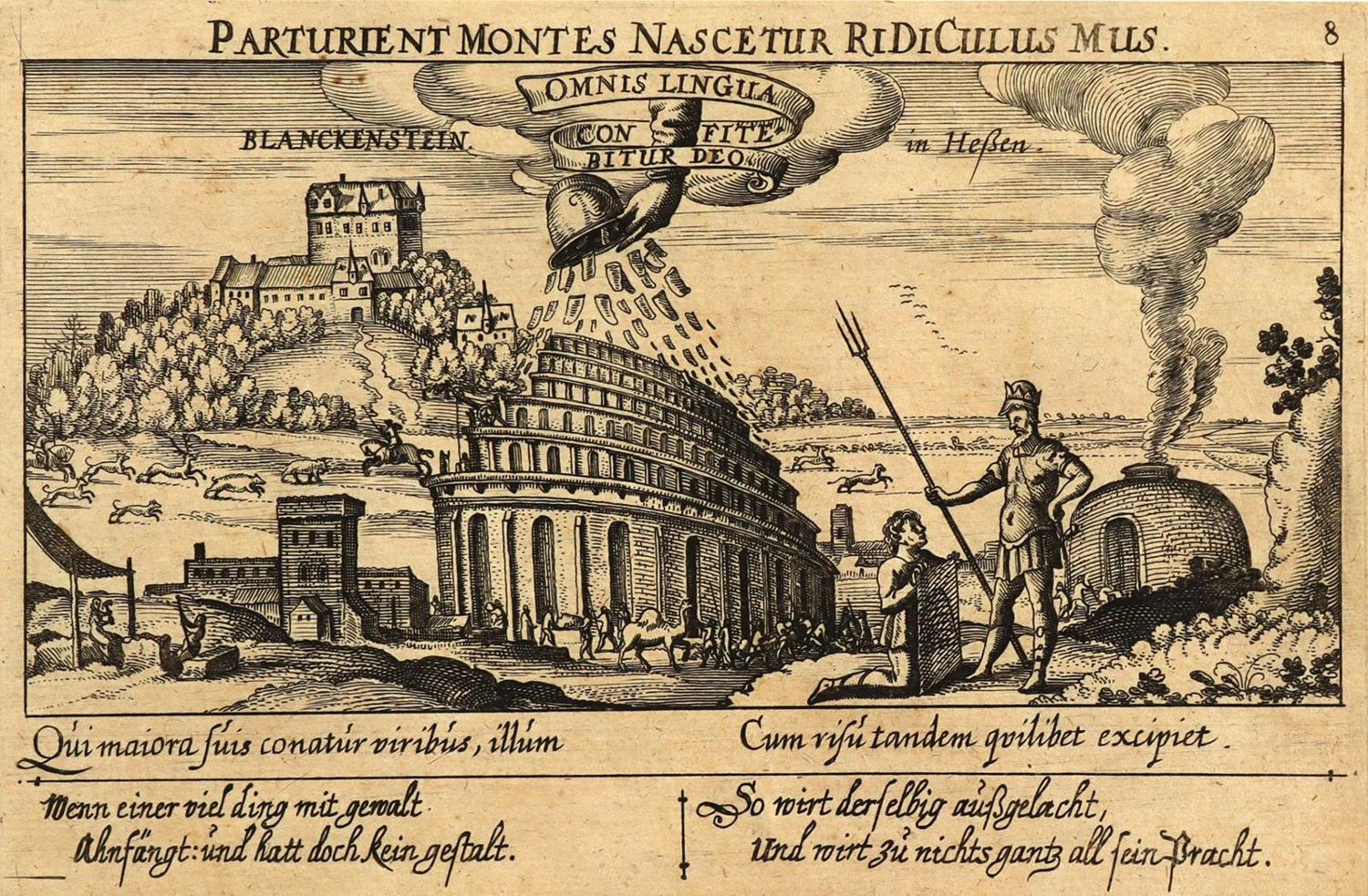 Große Abbildung Nr.1: 136-2860 Blankenstein bei Gladenbach.: (Deutschland)
