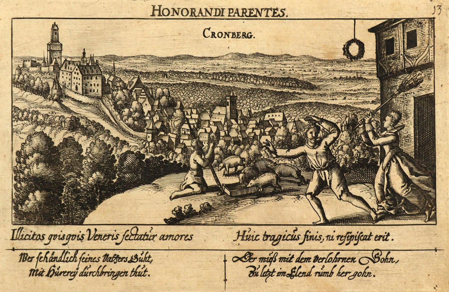 Große Abbildung Nr.1: 136-2900 Kronberg.: (Deutschland, Hessen)