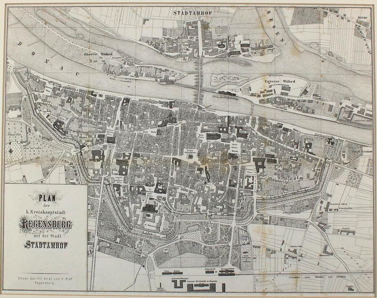 Große Abbildung Nr.1: 136-2960 Regensburg.: (Deutschland)