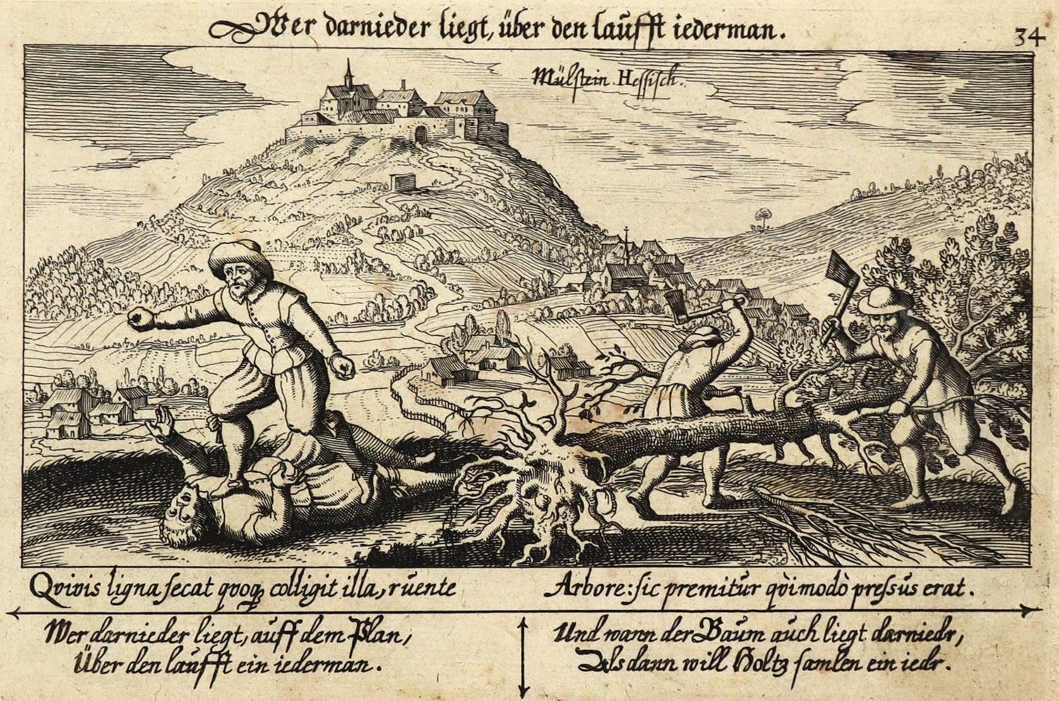 Große Abbildung Nr.1: 136-2992 Ulrichstein bei Schotten am Vogelsberg.: (Deutschland)