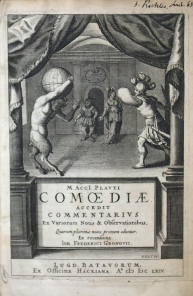 Große Abbildung Nr.1: 136-302 Plautus,T.M.: (Alte Drucke, Handschriften und Theologie)