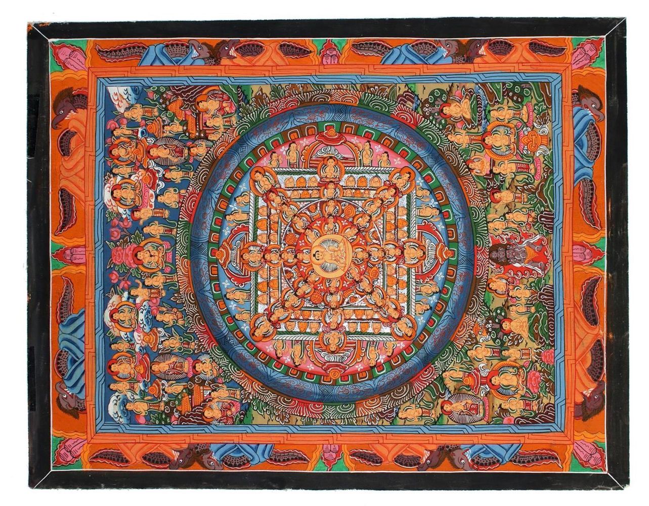 Große Abbildung Nr.1: 136-3024 Thangka.: (Ausland, Asien)