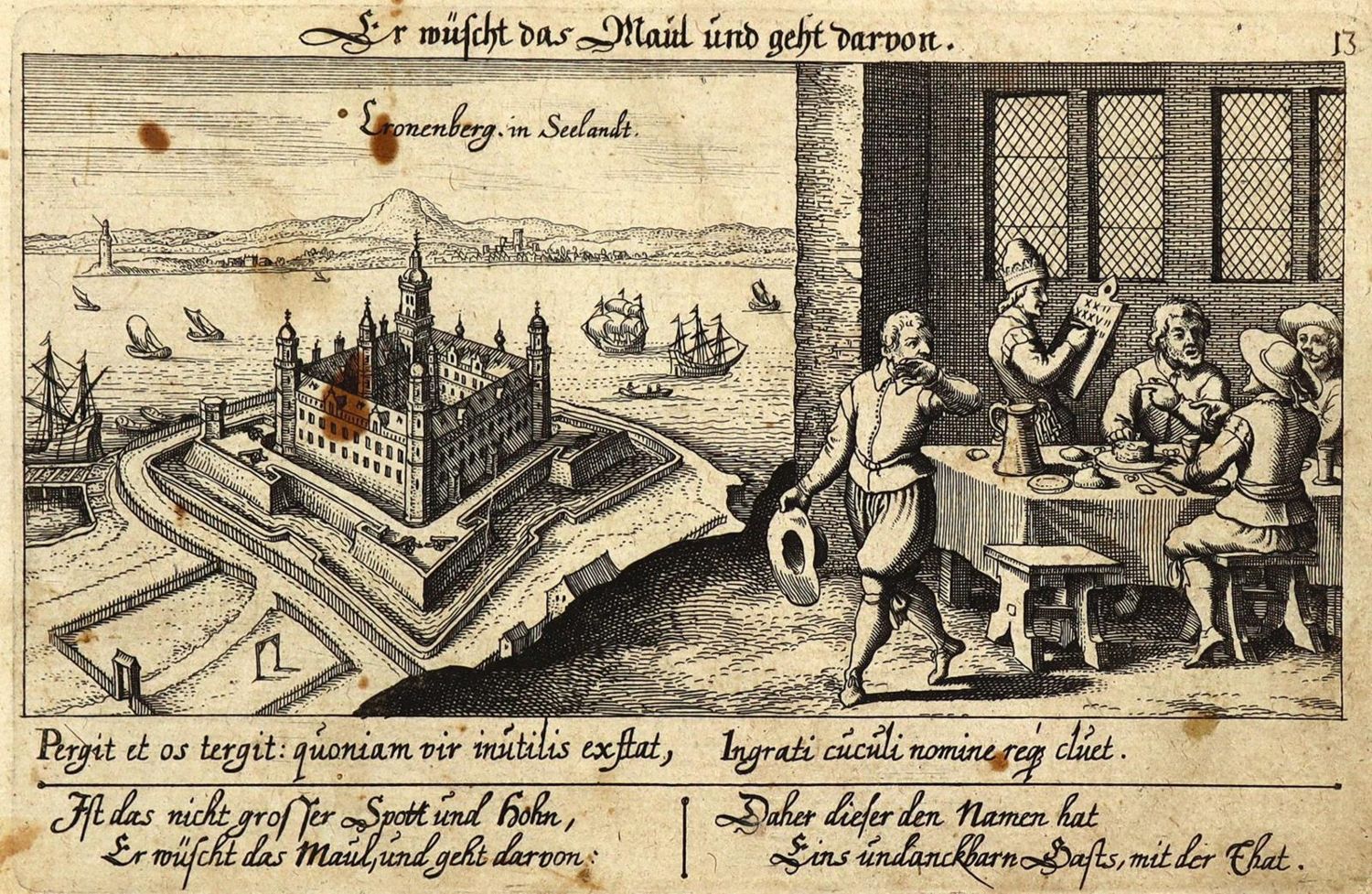 Große Abbildung Nr.1: 136-3035 Helsingör.: (Ausland, Dänemark)