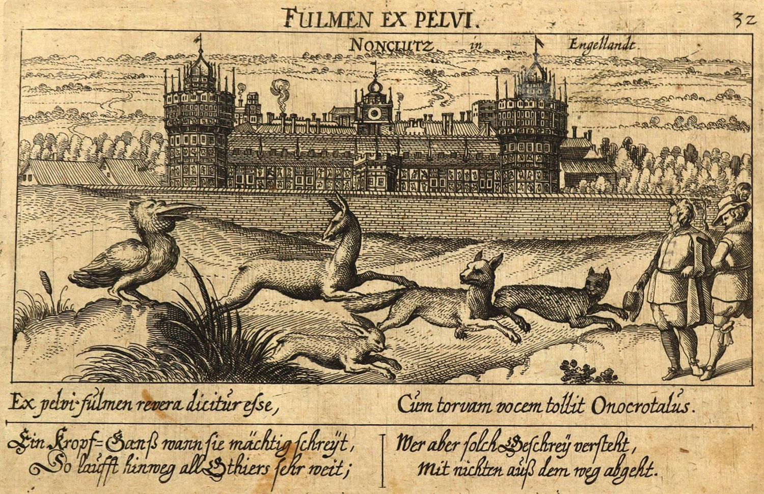 Große Abbildung Nr.1: 136-3040 Nonsuch Palace.: (Ausland, England)