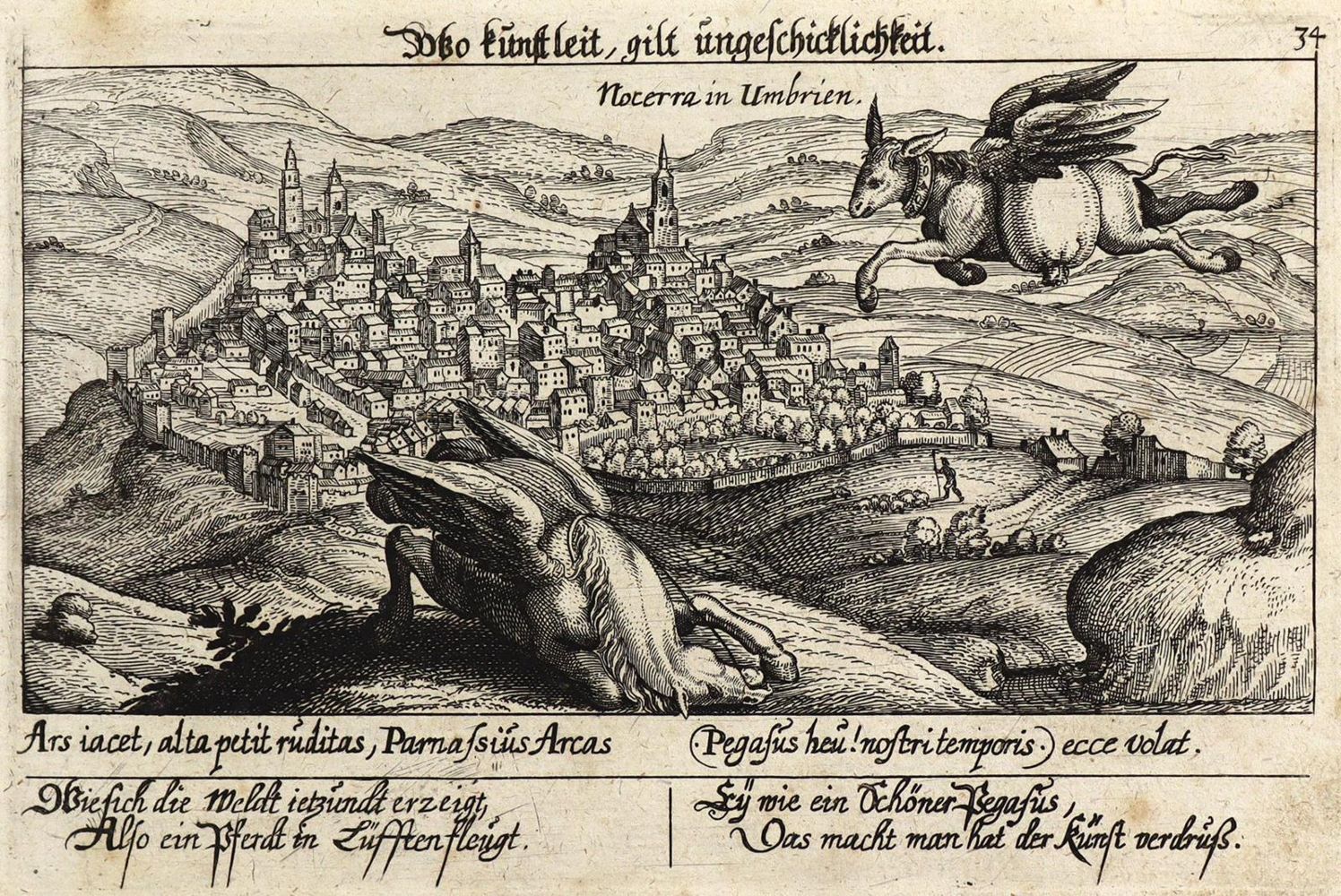 Große Abbildung Nr.1: 136-3073 Nocera Umbra.: (Ausland, Italien)