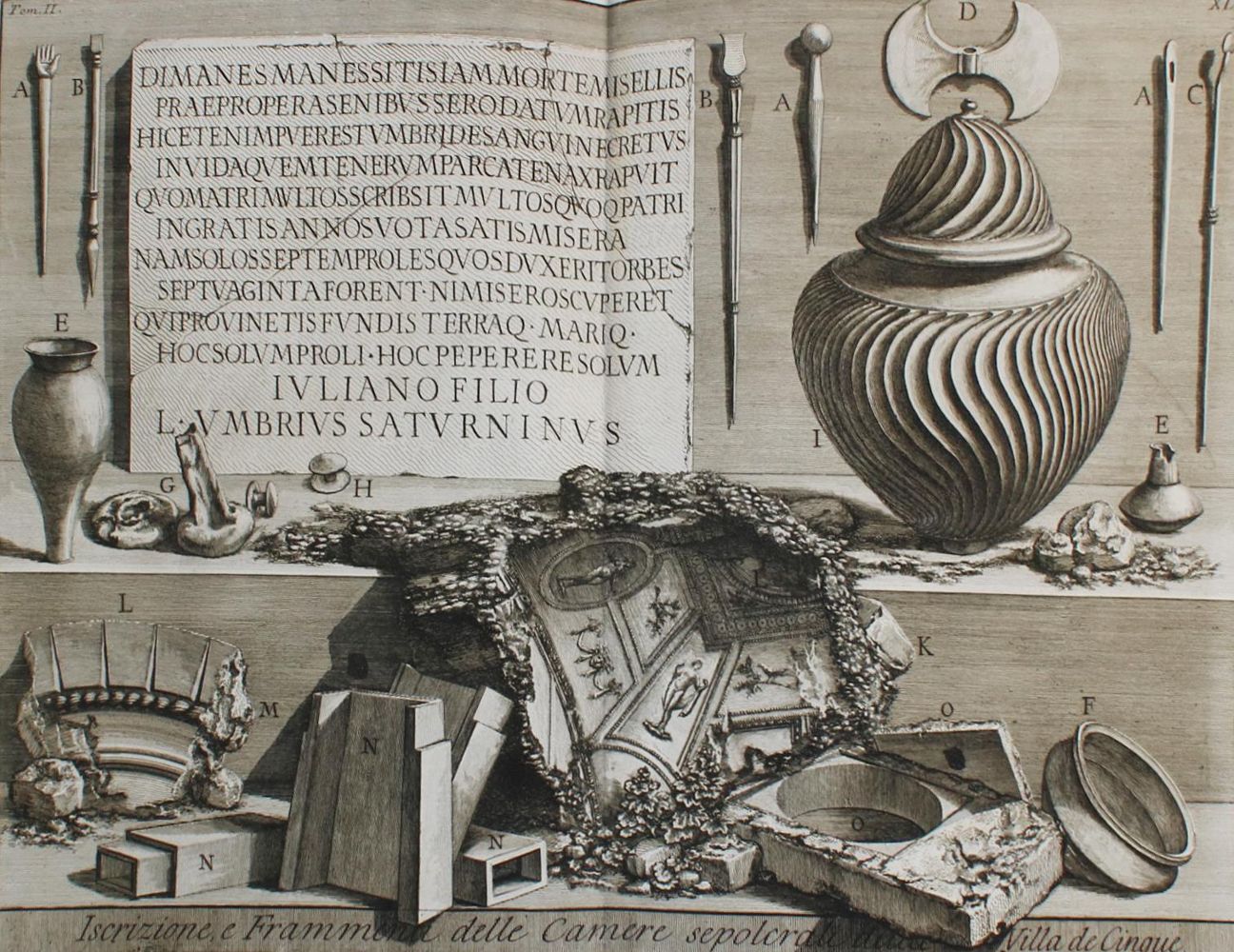 Große Abbildung Nr.1: 136-3083 Piranesi,G.B.: (Ausland, Italien, Rom)