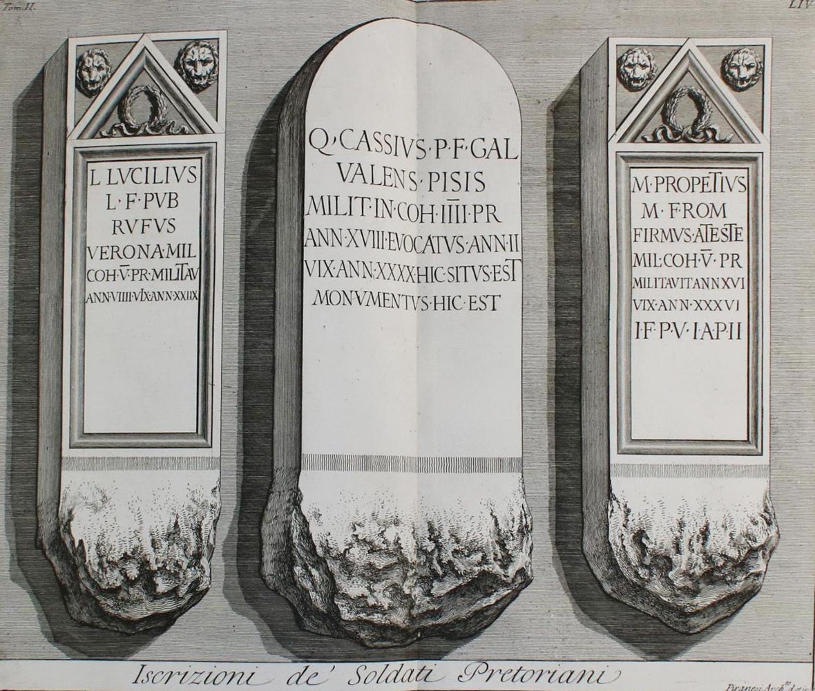 Große Abbildung Nr.1: 136-3085 Piranesi,G.B.: (Ausland, Italien, Rom)