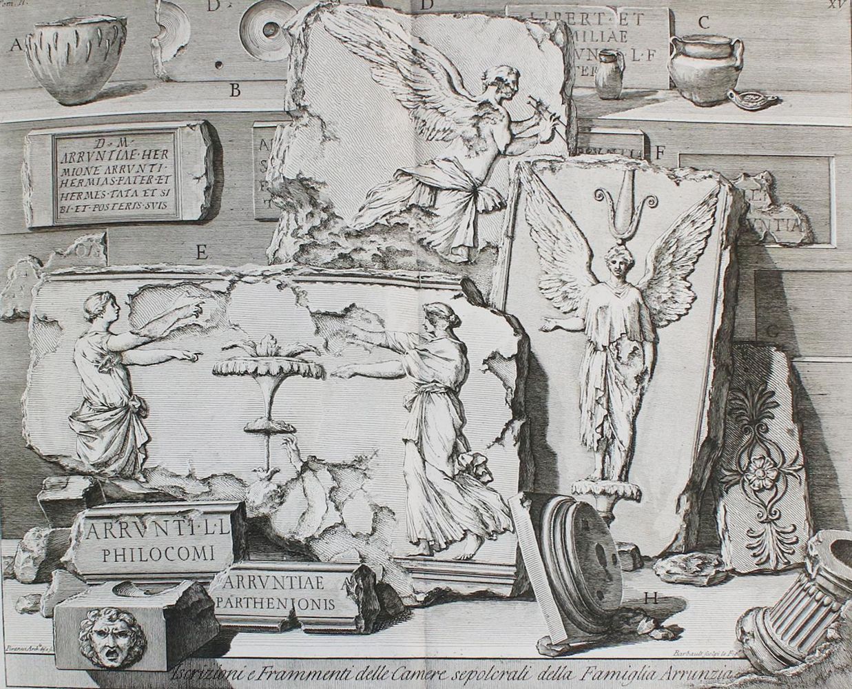 Große Abbildung Nr.1: 136-3090 Piranesi,G.B.: (Ausland, Italien, Rom)