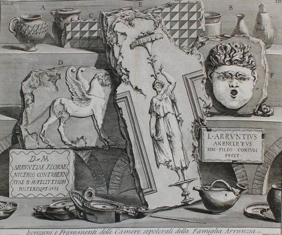 Große Abbildung Nr.1: 136-3091 Piranesi,G.B.: (Ausland, Italien, Rom)