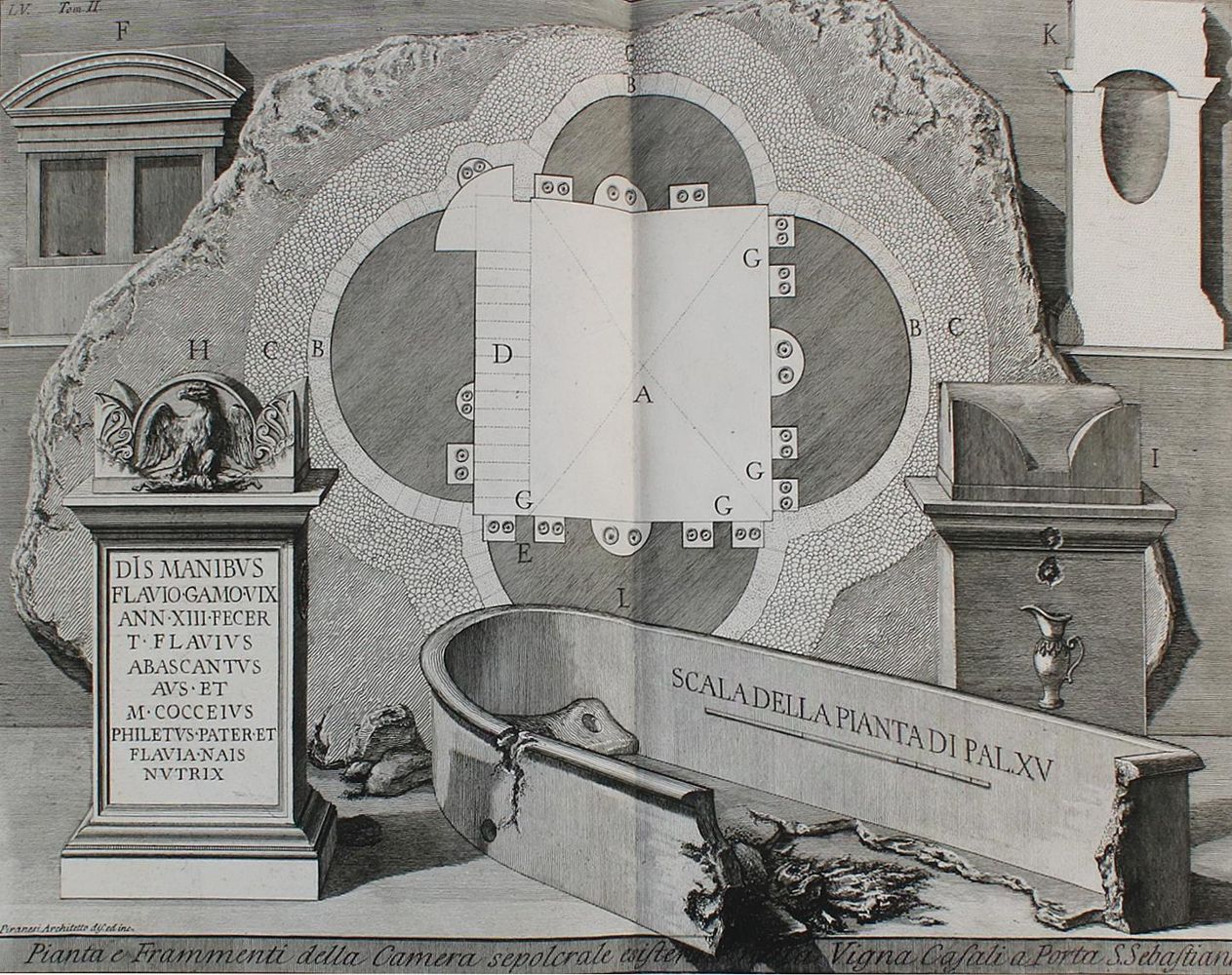Große Abbildung Nr.1: 136-3097 Piranesi,G.B.: (Ausland, Italien, Rom)