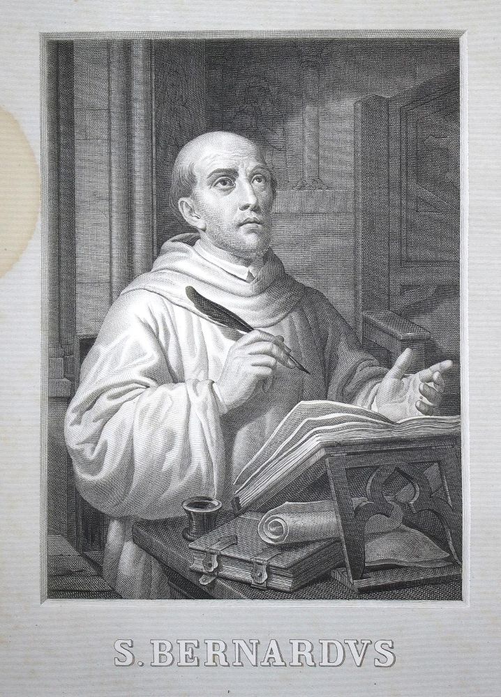 Große Abbildung Nr.2: 136-31 Bernhard von Clairvaux.: (Alte Drucke, Handschriften und Theologie)