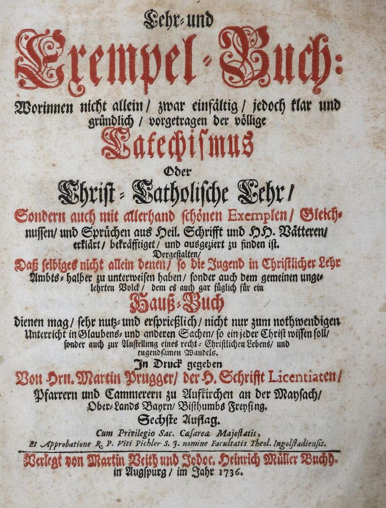 Große Abbildung Nr.1: 136-310 Prugger,M.: (Alte Drucke, Handschriften und Theologie)