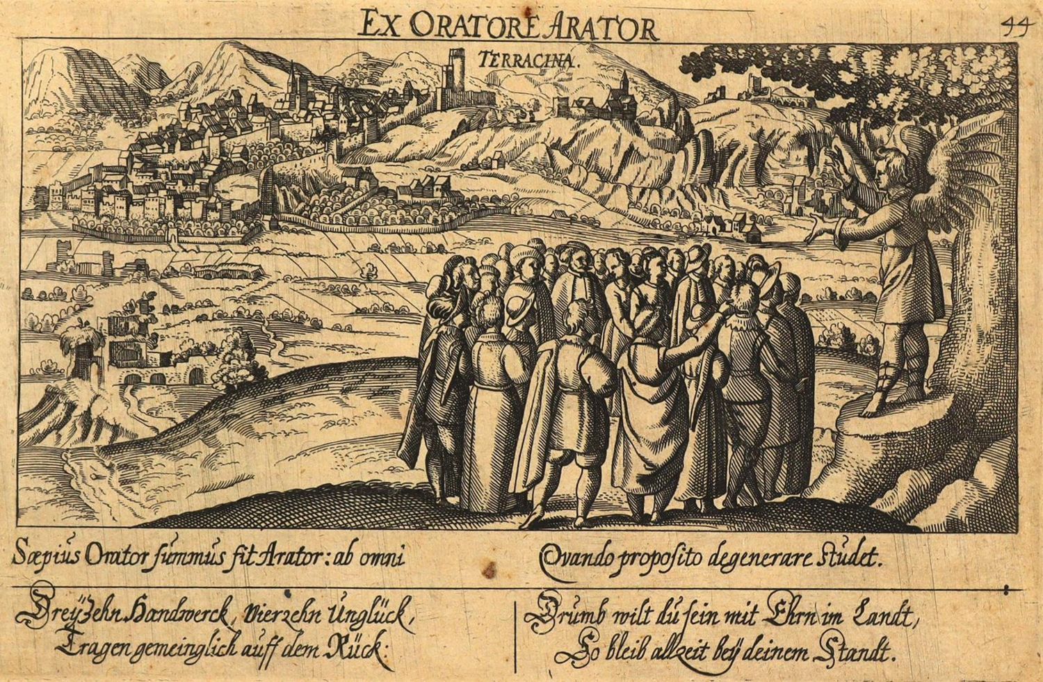 Große Abbildung Nr.1: 136-3106 Terracina.: (Ausland, Italien)