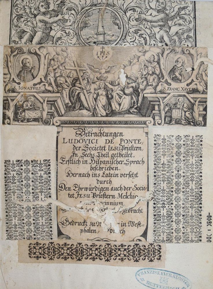 Große Abbildung Nr.2: 136-311 Puente,L. de la.: (Alte Drucke, Handschriften und Theologie)