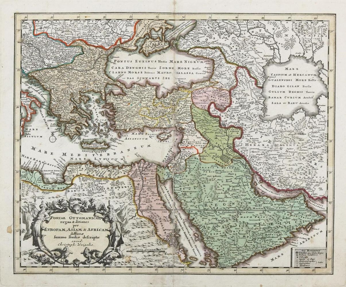 Große Abbildung Nr.1: 136-3112 Naher Osten u. Östliches Mittelmeer.: (Ausland)
