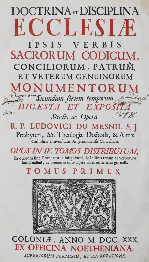 Große Abbildung Nr.1: 136-317 Reiffenstuel,A.: (Alte Drucke, Handschriften und Theologie)
