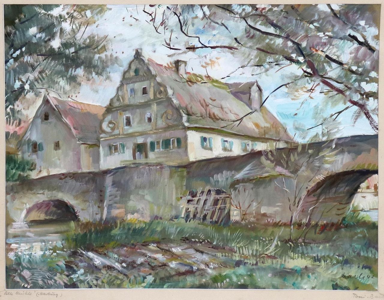 Große Abbildung Nr.1: 136-3193 Bach, Toni: (Künstlergraphik)