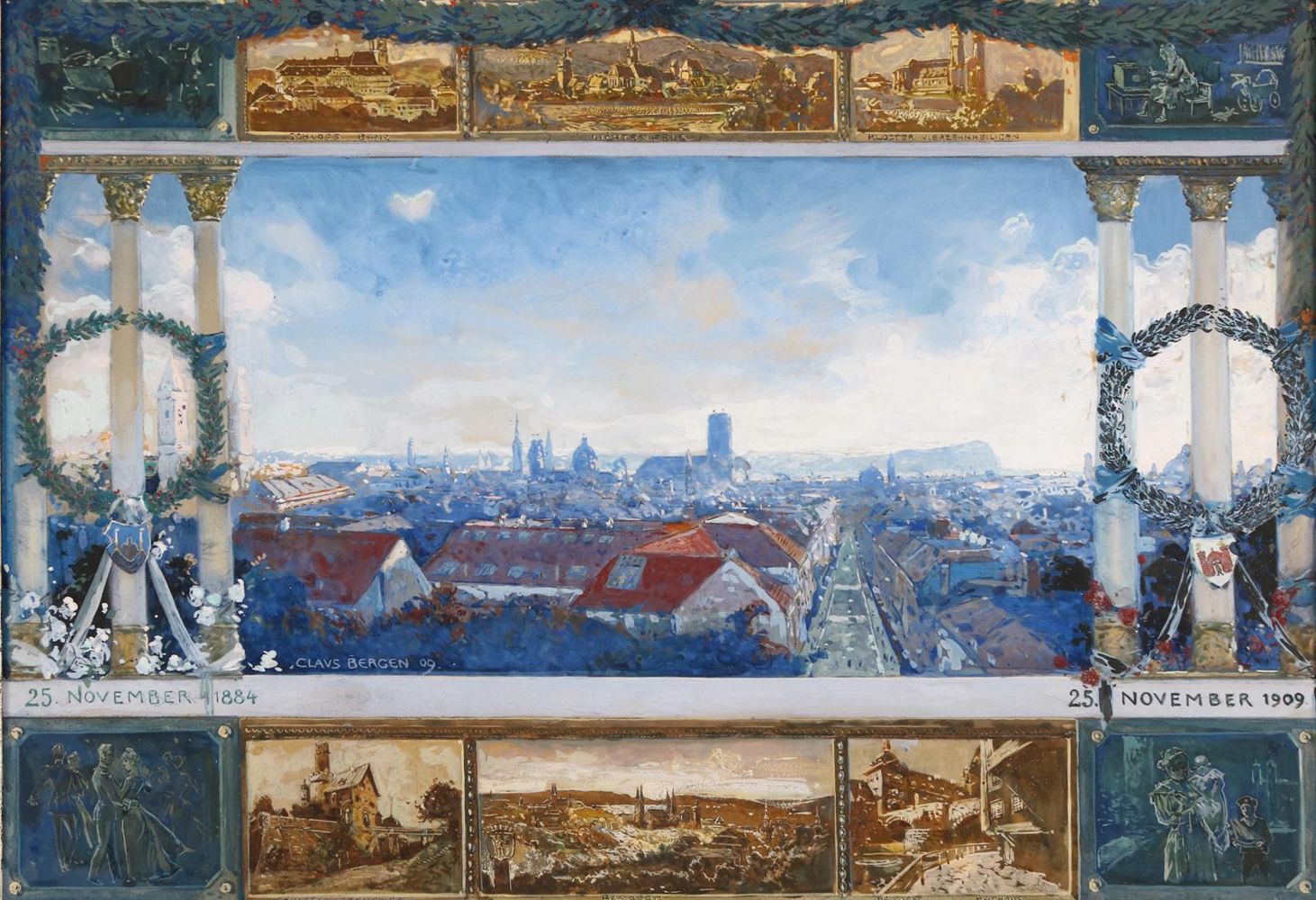 Große Abbildung Nr.1: 136-3225 Bergen, Claus: (Künstlergraphik)