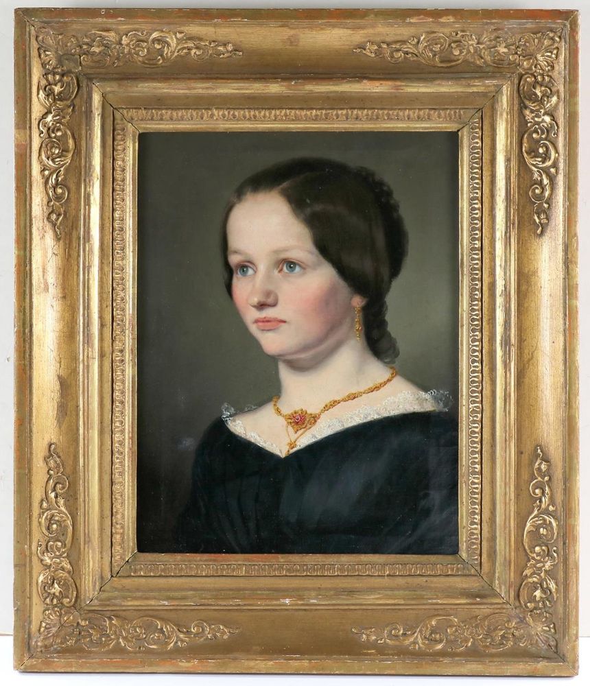 Große Abbildung Nr.1: 136-3238 Biedermeierportrait: (Künstlergraphik)